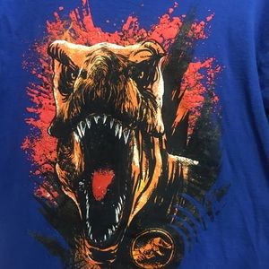 Jurassic World Kids SS Blue T-shirt L 10/12
